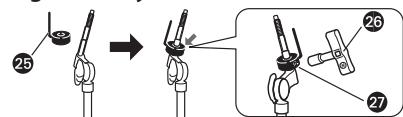 YAMAHA DTX550K - Figure 17: Cymbal holder-2 - 1