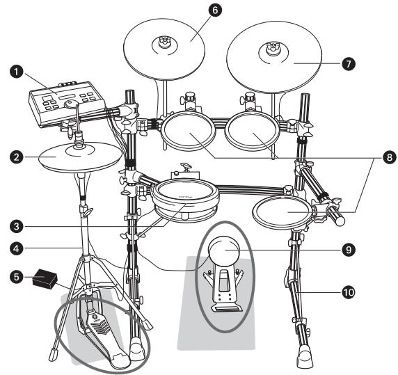 YAMAHA DTX550K - 1