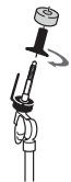 YAMAHA DTX550K - Figure 17: Cymbal holder-2 - 2