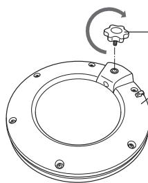 YAMAHA DTX700K - Mounting the snare pad - 1