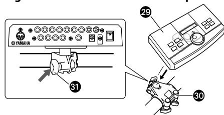 YAMAHA DTXPLORER BASIC SET - Mounting the DTXPL (Trigger module) - 5