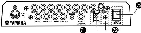 YAMAHA DTXPLORER BASIC SET - Connecting to a power source - 1