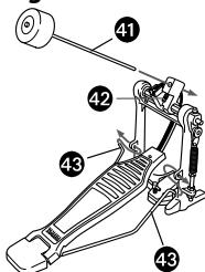 YAMAHA DTXPLORER BASIC SET - Assembling the FP6110A (Foot pedal) - 1