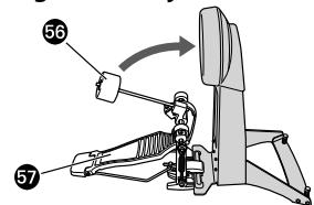 YAMAHA DTXPLORER BASIC SET - Attaching the FP6110A (Foot pedal) to KP65 (Kick pad) - 5