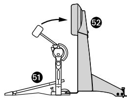 YAMAHA DTXPLORER BASIC SET - Attaching the FP6110A (Foot pedal) to KP65 (Kick pad) - 1