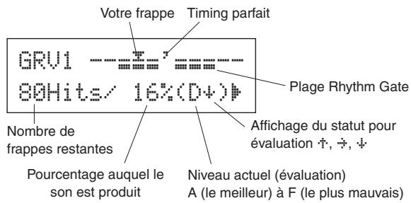 YAMAHA DTXPRESS IV - Évaluation de la précision des frappes - 1