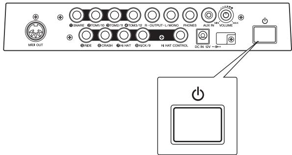 YAMAHA DTXPRESS IV - Configuration de l'alimentation - 1