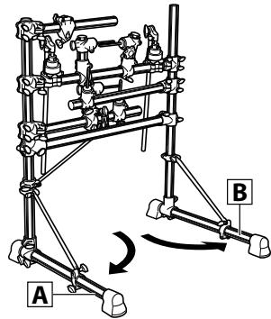 YAMAHA DTXPRESS IV STANDARD SET - Assembling the Rack System - 3