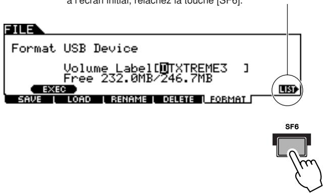 YAMAHA DTXTREME III - ■ Utilisation de la liste des caractères - 1