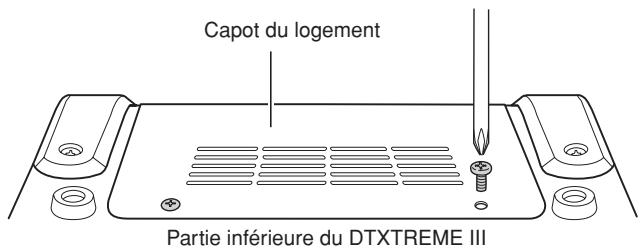 YAMAHA DTXTREME III - Installation des modules DIMM - 2
