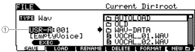 YAMAHA DTXTREME III - Appuyez sur la touche [SF1] EXEC. - 1