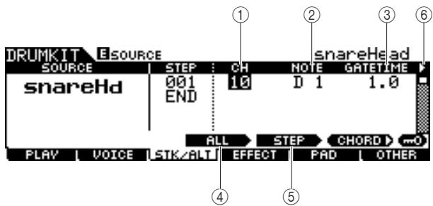 YAMAHA DTXTREME III - ⑧ [SF6] Input Lock (Verrouillage de l'entrée) - 1