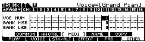 YAMAHA DTXTREME III - ■ Exemple de programme Stack/Alternate - 5