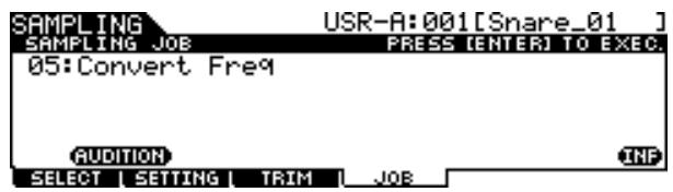 YAMAHA DTXTREME III - 05: Convert Freq (Conversion de fréquence) - 1