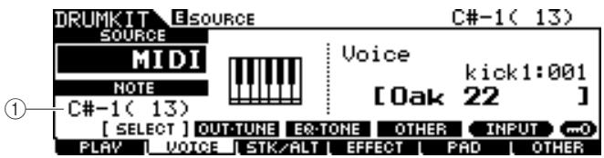 YAMAHA DTXTREME III - ⑤ [SF6] Input Lock - 1