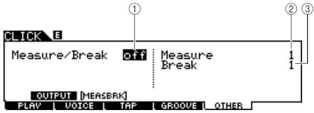 YAMAHA DTXTREME III - Utilisation de la fonction Measure Break (Pause en mesures) - 1