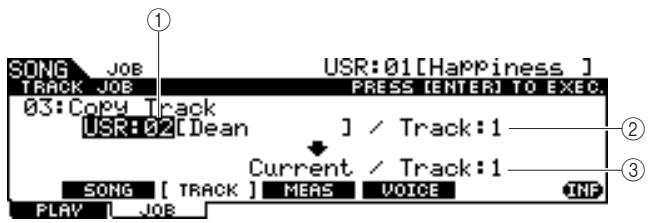 YAMAHA DTXTREME III - 03: Copy Track (Copier la piste) - 1