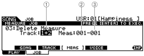 YAMAHA DTXTREME III - 03: Delete Measure (Supprimer la mesure) - 1