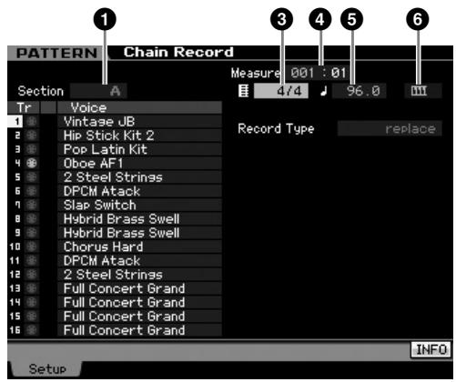 YAMAHA MOTIF XS6 - Procédure de reproduction de la chaîne de motifs - 1