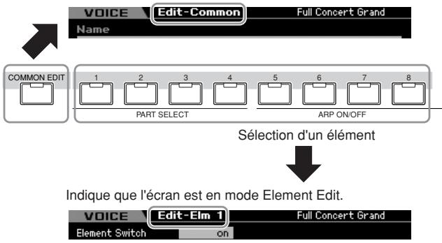 YAMAHA MOTIF XS6 - Édition de voix normale - 1