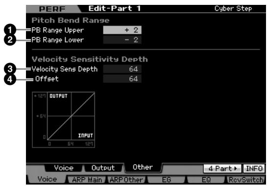 YAMAHA MOTIF XS6 - Autres réglages — [SF3] Other - 1
