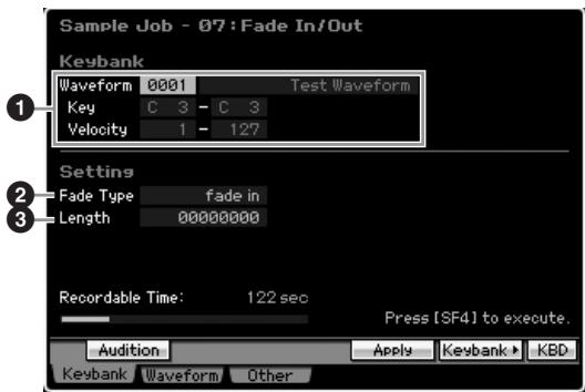 YAMAHA MOTIF XS7 - 07: Fade in/out (ouverture/fermeture par fondu sonore) - 1