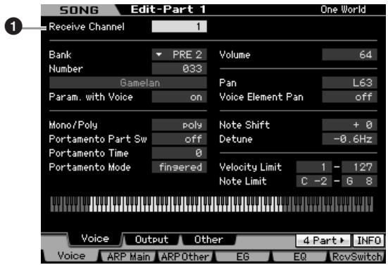 YAMAHA MOTIF XS7 - [SF1] voice - 1
