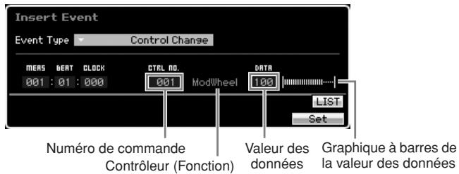 YAMAHA MOTIF XS7 - Changement de commande (CC) - 1
