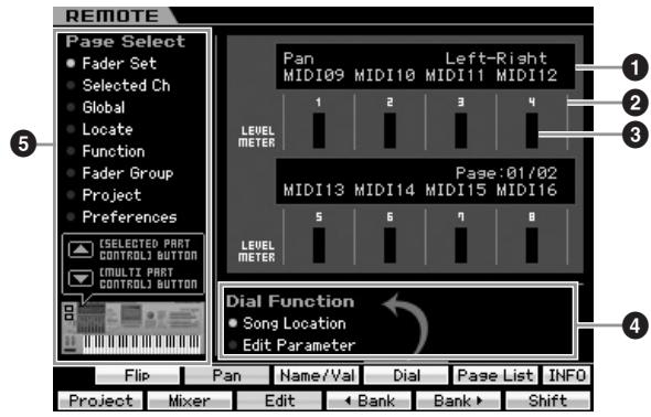 YAMAHA MOTIF XS7 - Mode remote control - 1