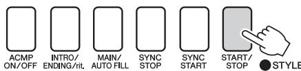 YAMAHA NP-V80 - Stop playing. Press the [STAP] - 1