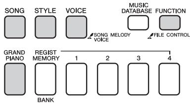 YAMAHA NP-V80 - Exit From the File Control Function Mode - 1