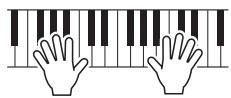 YAMAHA NP-V80 - Recording will start when you play on the keyboard. - 1