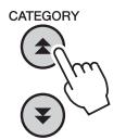 YAMAHA NP-V80 - Use the CATEGORY [A] and [Y] buttons to select the Initial Send item. - 1