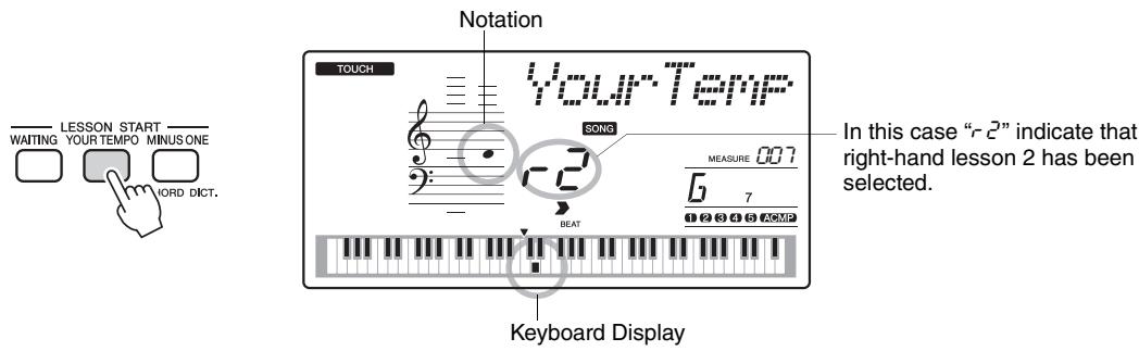YAMAHA NP-V80 - Lesson 2—Your Tempo - 1
