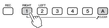 YAMAHA NP-V80 - Track Clear—Deleting a Specified Track from a User Song - 1