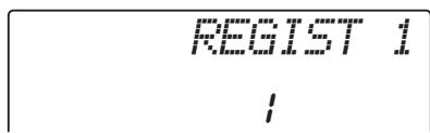 YAMAHA NP-V80 - Recalling a Registration Memory - 5