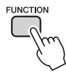 YAMAHA NP-V80 - Press the [FUNCTION] button. - 1
