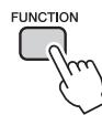 YAMAHA NP-V80 - Press the [FUNCTION] button. - 1