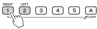 YAMAHA NP-V80 - Turn off playback of the part you wish to practice. - 1
