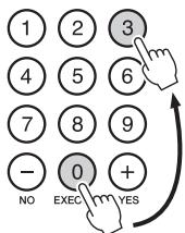 YAMAHA NP-V80 - Number buttons [0]-[9] - 1