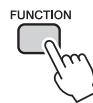 YAMAHA NP-V80 - Press the [FUNCTION] button. - 1
