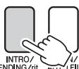 YAMAHA NP-V80 - Press the [INTRO/ENDING/rit.] button. - 2