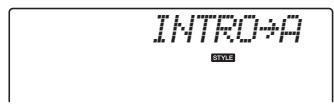 YAMAHA NP-V80 - Press the [INTRO/ENDING/rit.] button. - 6