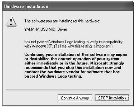 YAMAHA NP-V80 - When the "Welcome to the InstallShield Wizard for Yamaha USB-MIDI Driver" window appears, click [Next]. - 2