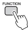 YAMAHA NP-V80 - Press the [FUNCTION] button. - 1