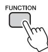 YAMAHA NP-V80 - Press the [FUNCTION] button. - 1