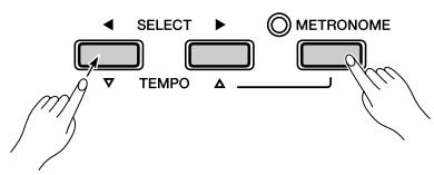 YAMAHA P-85 - Play back the recorded performance - 2