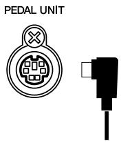 YAMAHA P-85 - [PEDAL UNIT] jack - 3