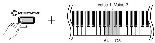 YAMAHA P-85 - Setting the Octave - 1