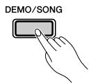 YAMAHA P-85 - Press the [DEMO/SONG] button to stop playback. - 1